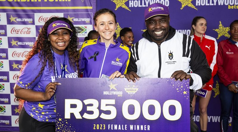 Hollywoodbets Durban 10km Female Winner Cian Oldknow