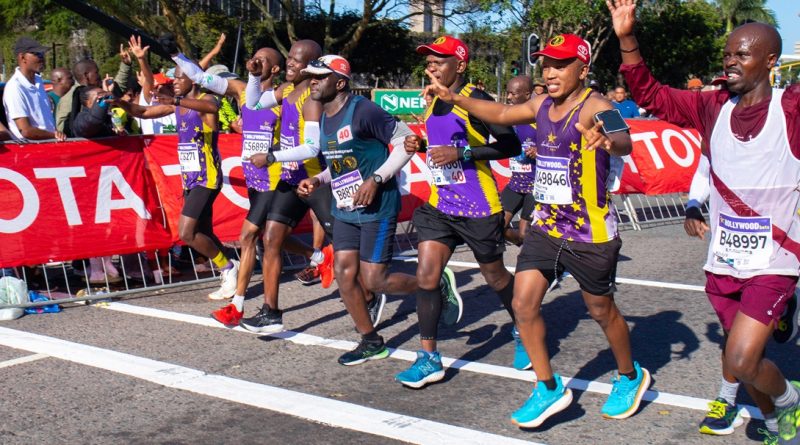 Hollywood Athletics Club runners at the 2023 Comrades Marathon